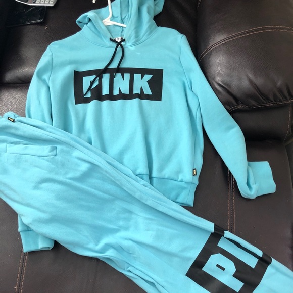 VS pink sweatsuit (work a couple times) - Picture 1 of 1